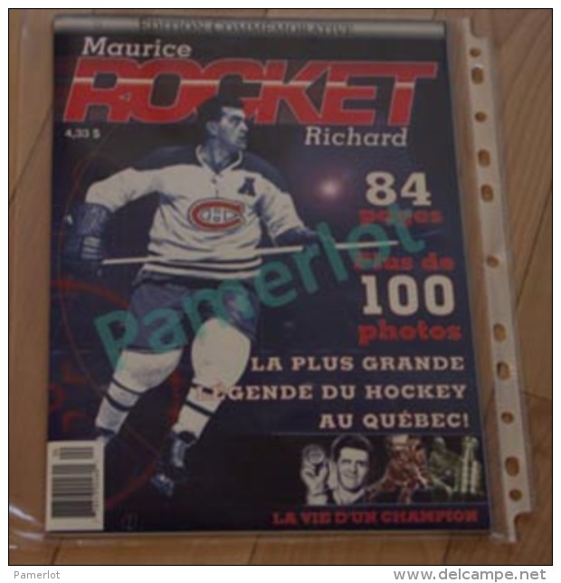 Hockey Canada - Edition Commémorative , Maurice Rocket Richard 84 Pages, + De 100 Photos - Sonstige & Ohne Zuordnung