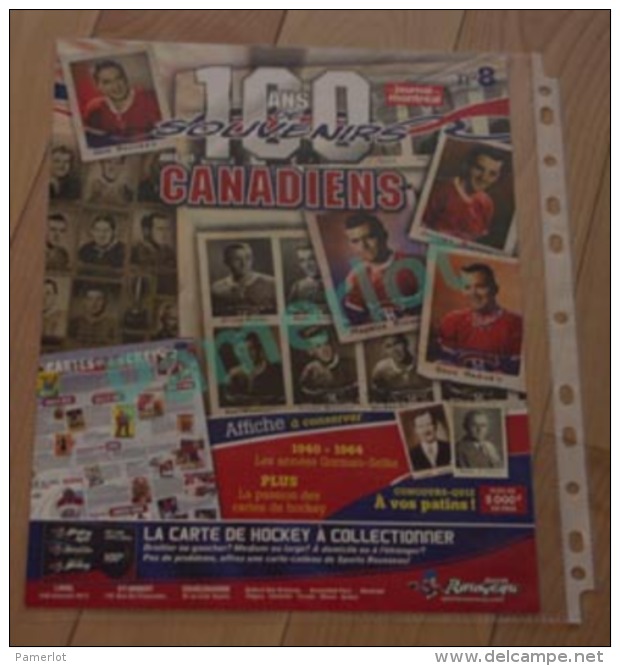 Hockey Canada -Serie Hommage Poster Géant100 Ans De Souvenirs Affiche 42 X 56 Cm Ouvert #8 - Sonstige & Ohne Zuordnung