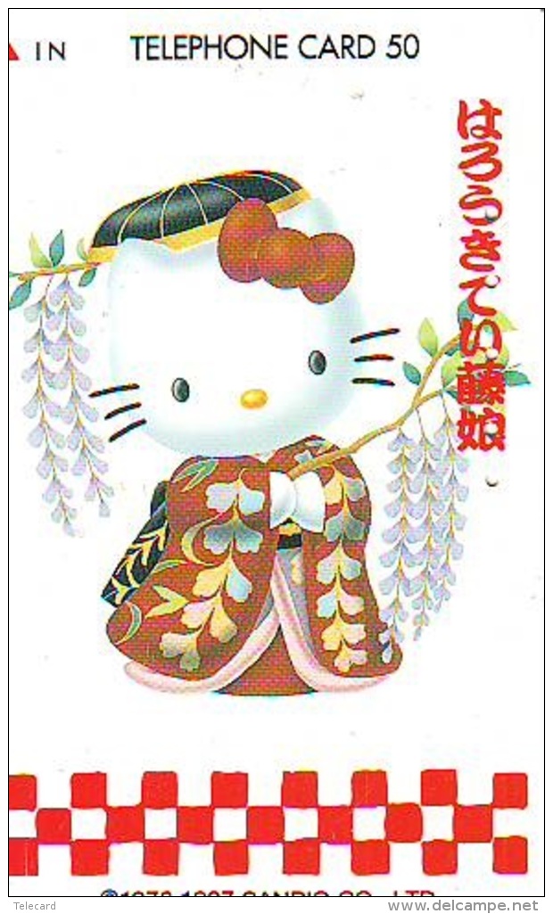 Télécarte Japon HELLO KITTY (792) BD COMICS * CAT * CAT * CHAT * Katze PHONECARD JAPAN * TELEFONKARTE - Comics