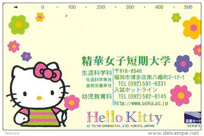 Télécarte Japon HELLO KITTY (795) BD COMICS * CAT * CAT * CHAT * Katze PHONECARD JAPAN * TELEFONKARTE - Comics