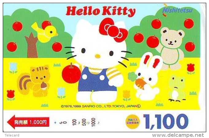 Carte Prépayée  Japon * HELLO KITTY (850) BD COMICS * CAT * CAT * CHAT * Katze PREPAIDCARD JAPAN * KARTE - Comics