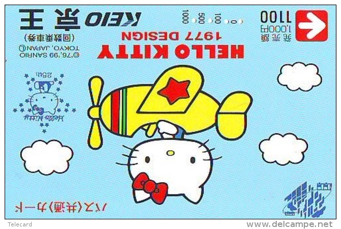 Carte Prépayée  Japon * HELLO KITTY (854) BD COMICS * CAT * CAT * CHAT * Katze PREPAIDCARD JAPAN * KARTE - Comics