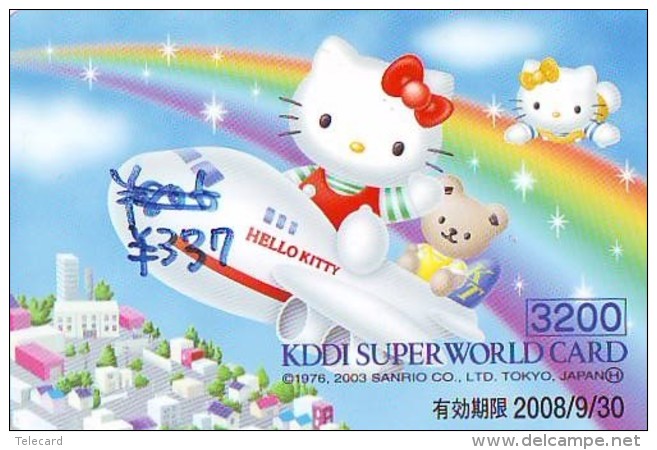 Carte Prépayée  Japon * HELLO KITTY (855) BD COMICS * CAT * CAT * CHAT * Katze PREPAIDCARD JAPAN * KARTE - Comics