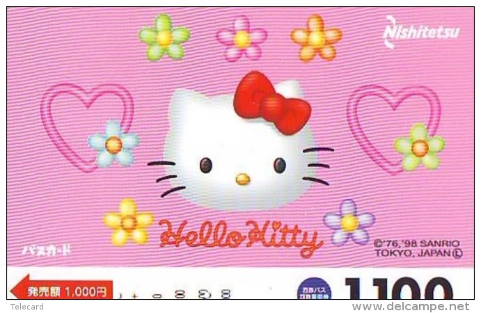 Carte Prépayée  Japon * HELLO KITTY (865) BD COMICS * CAT * CAT * CHAT * Katze PREPAIDCARD JAPAN * KARTE - Cómics