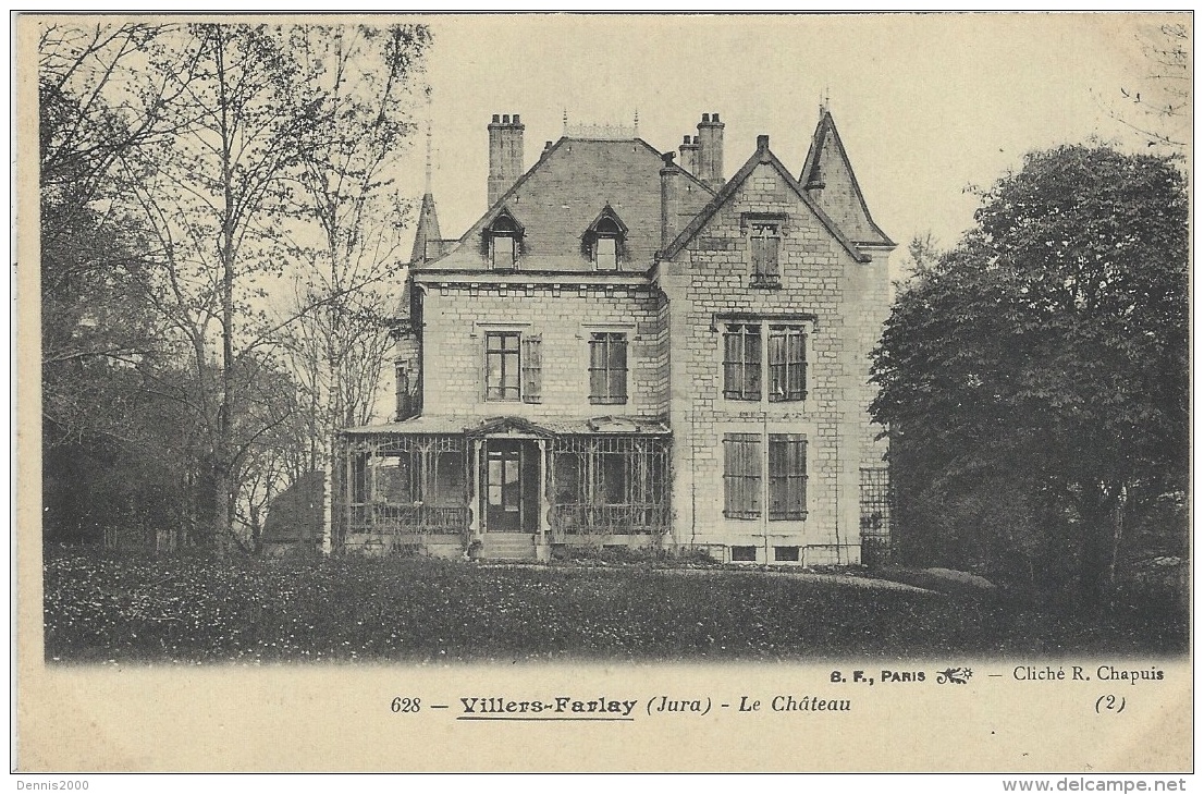 VILLERS FARLAY (39) - Le Château -ed. B F - Villers Farlay