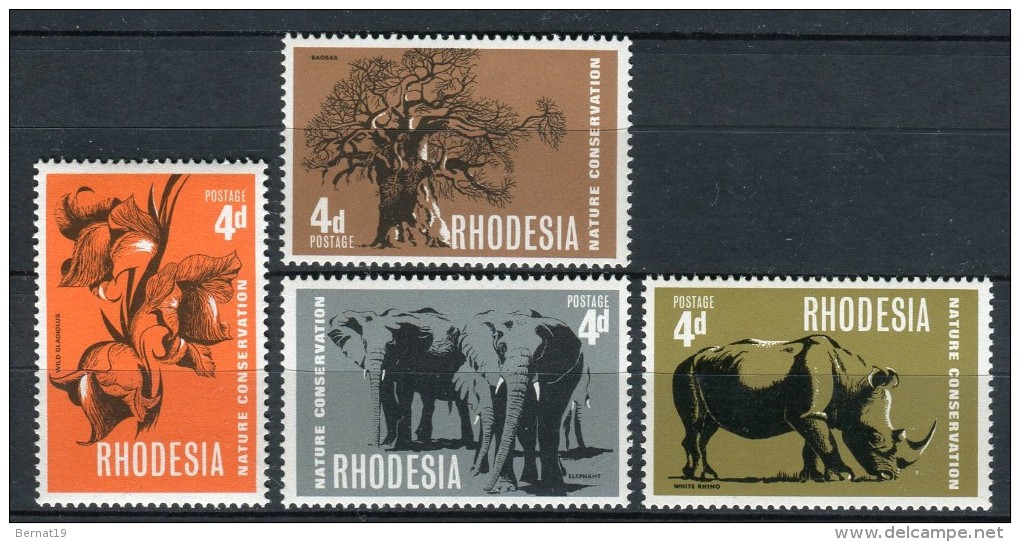 Rhodesia 1967. Yvert 158-61 ** MNH. - Rhodesien (1964-1980)