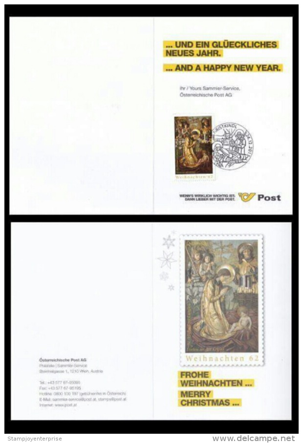 Austria Christmas Card 2013  Festival Religious Postal Card - Otros & Sin Clasificación
