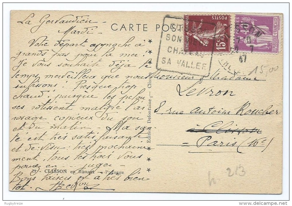 2191 Lot de 6 Cartes Daguin Paix  Gandon  Montrichard Villard de Lans Chatelaillon Vals les Bains Clisson Saint Palais