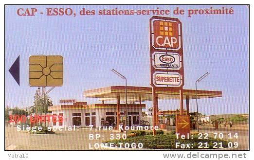 TOGO TELECOM 1998 CAP ESSO STATION ESSENCE PETROL STATION SUPERETTE STAZIONE SERVIZIO BENZINA - Petrolio