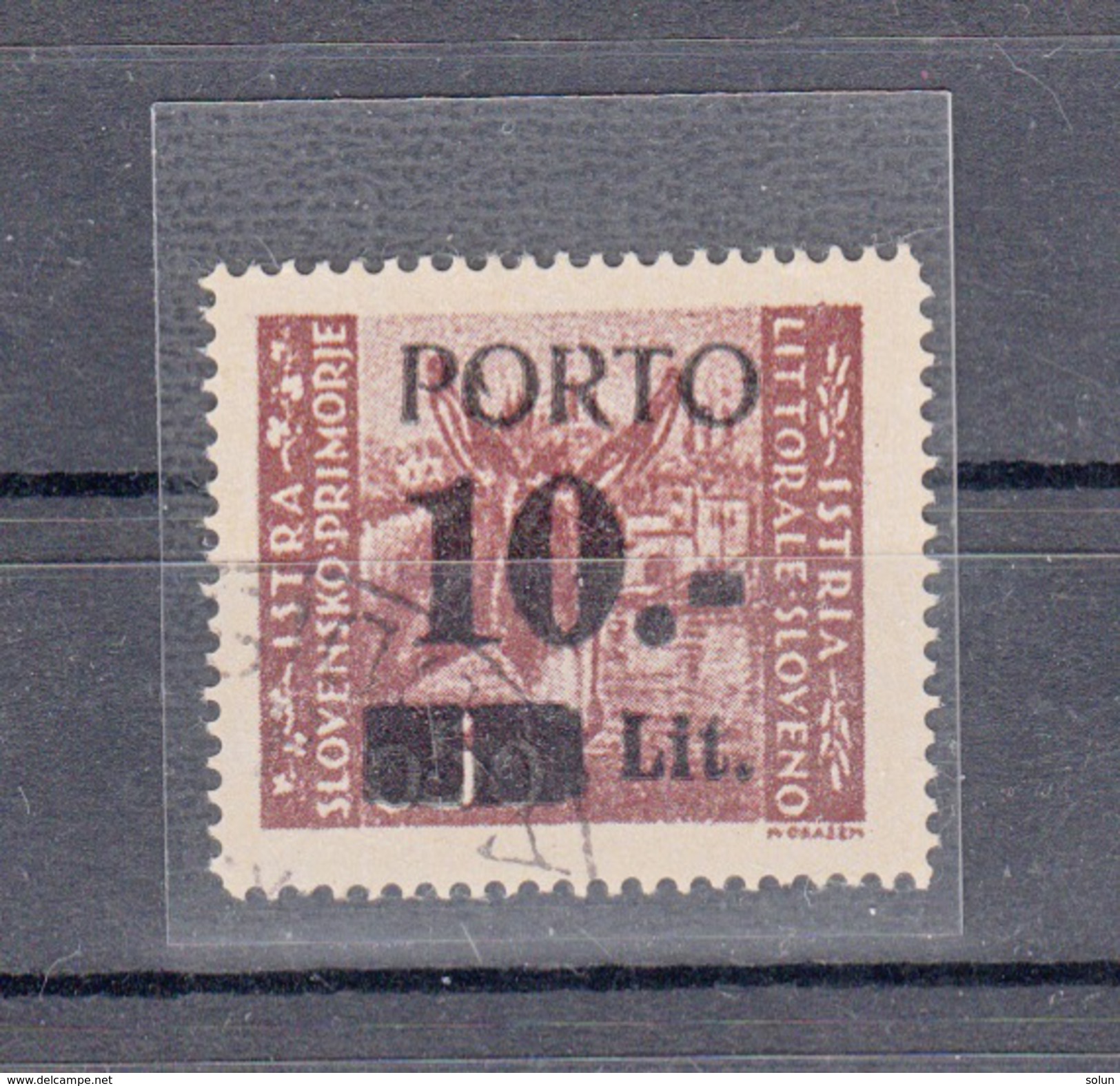 ITALY ITALIA ISTRA ISTRIA CONA B PORTO 1945 6 B - Occ. Yougoslave: Istria