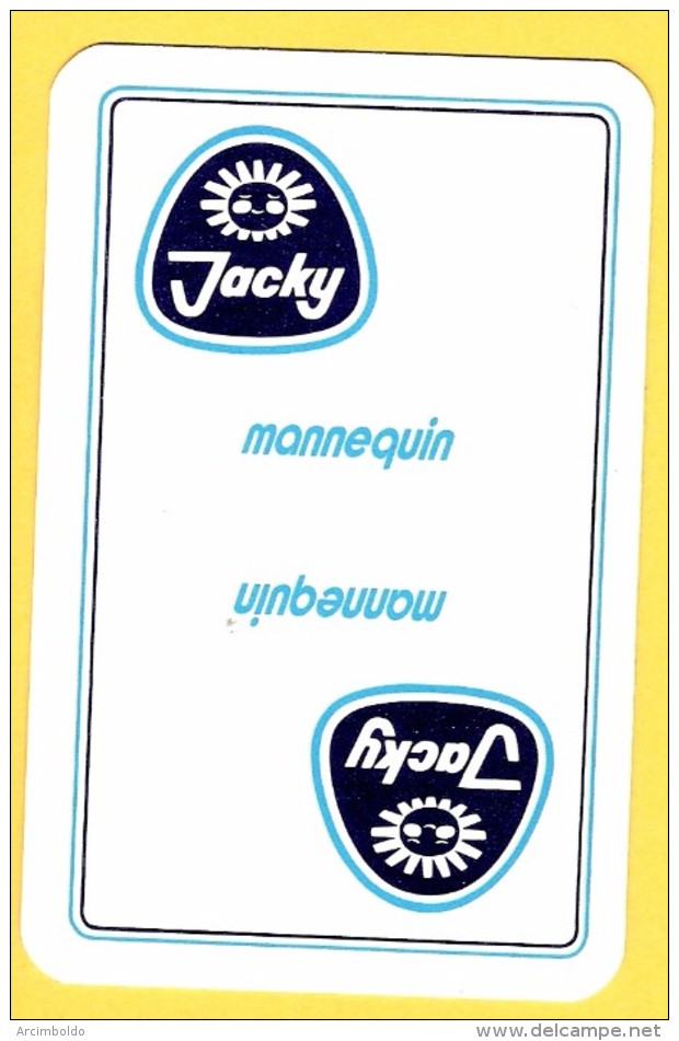 Dos De Carte : Jacky Mannequin , Yaourt, Yoghourt - Kartenspiele (traditionell)