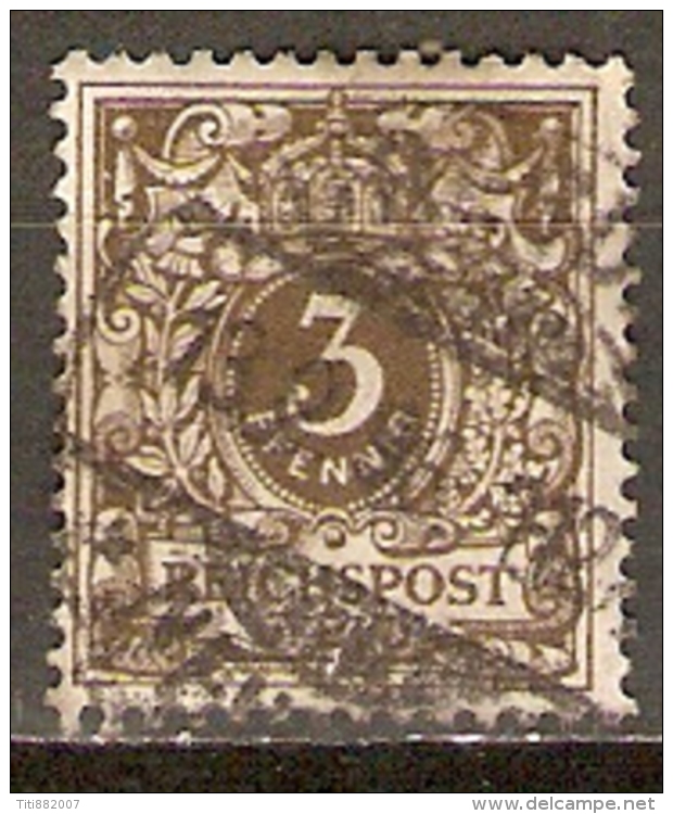 ALLEMAGNE    -   1889 .   Y&T N° 45 Oblitéré. - Gebraucht