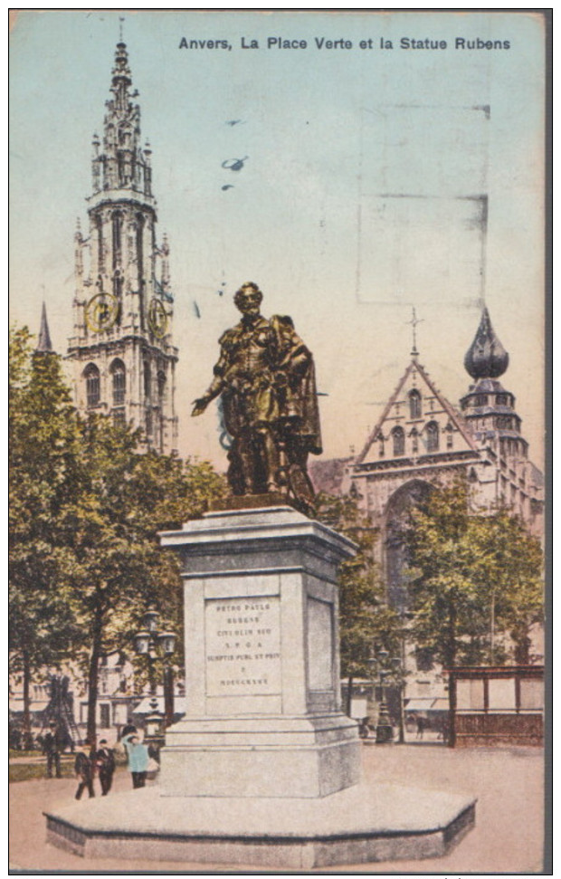 ANTWERPEN------->OOSTENDE - Sommer 1920: Antwerpen