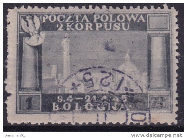 POLAND II Pol Corps 1946 Fi 3 Used - Verschlussmarken Der Befreiung