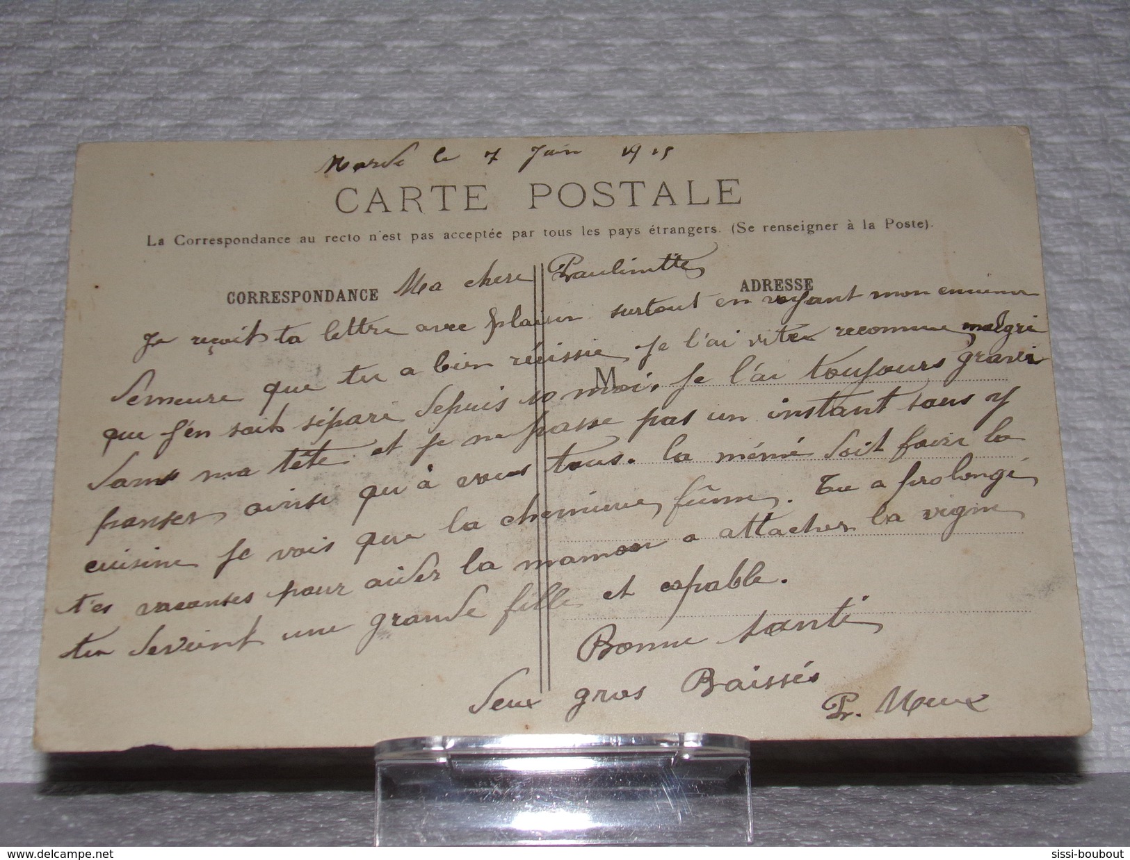 Militaria//Militaire - Très Rare Carte Postale Militaire - Guerre De 1914/1915 - 155 R.P. PARIS - Autres & Non Classés