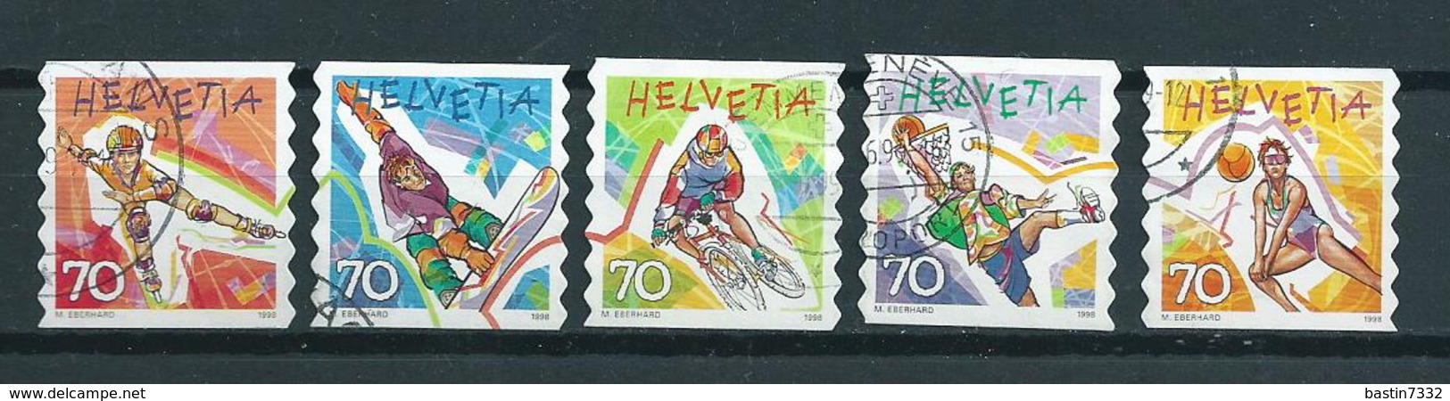 1998 Switzerland Complete Set Sport Used/gebruikt/oblitere - Gebruikt