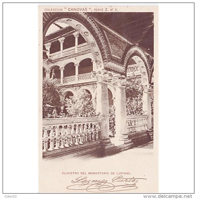 GDLJRTP6804-LFTD7985.Tarjeta Postal DE GUADALAJARA.Edificio,claustro Del Monasterio De SAN BARTOLOME DE LUPIANA - Guadalajara