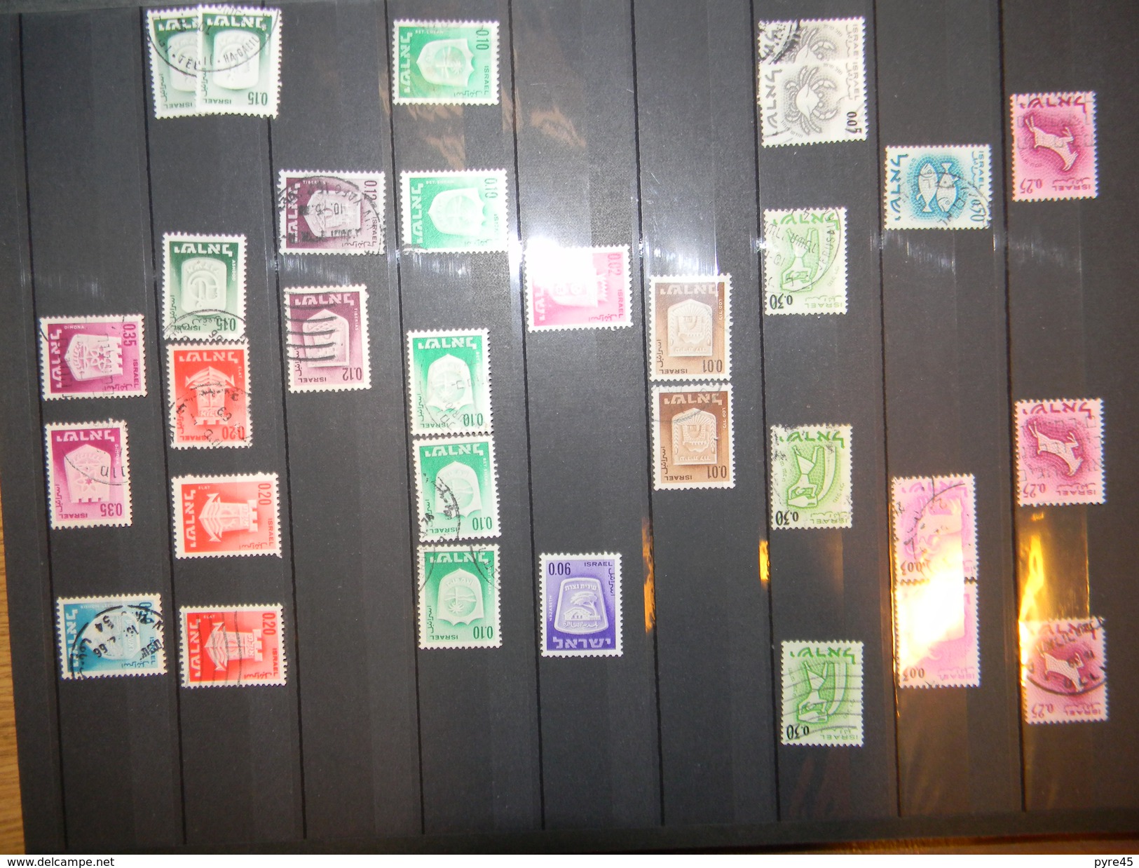 ISRAEL PETITE COLLECTION D ENVIRON 280 TIMBRES TOUT ETAT PRINCIPALEMENT OBLITERE - Collections, Lots & Series