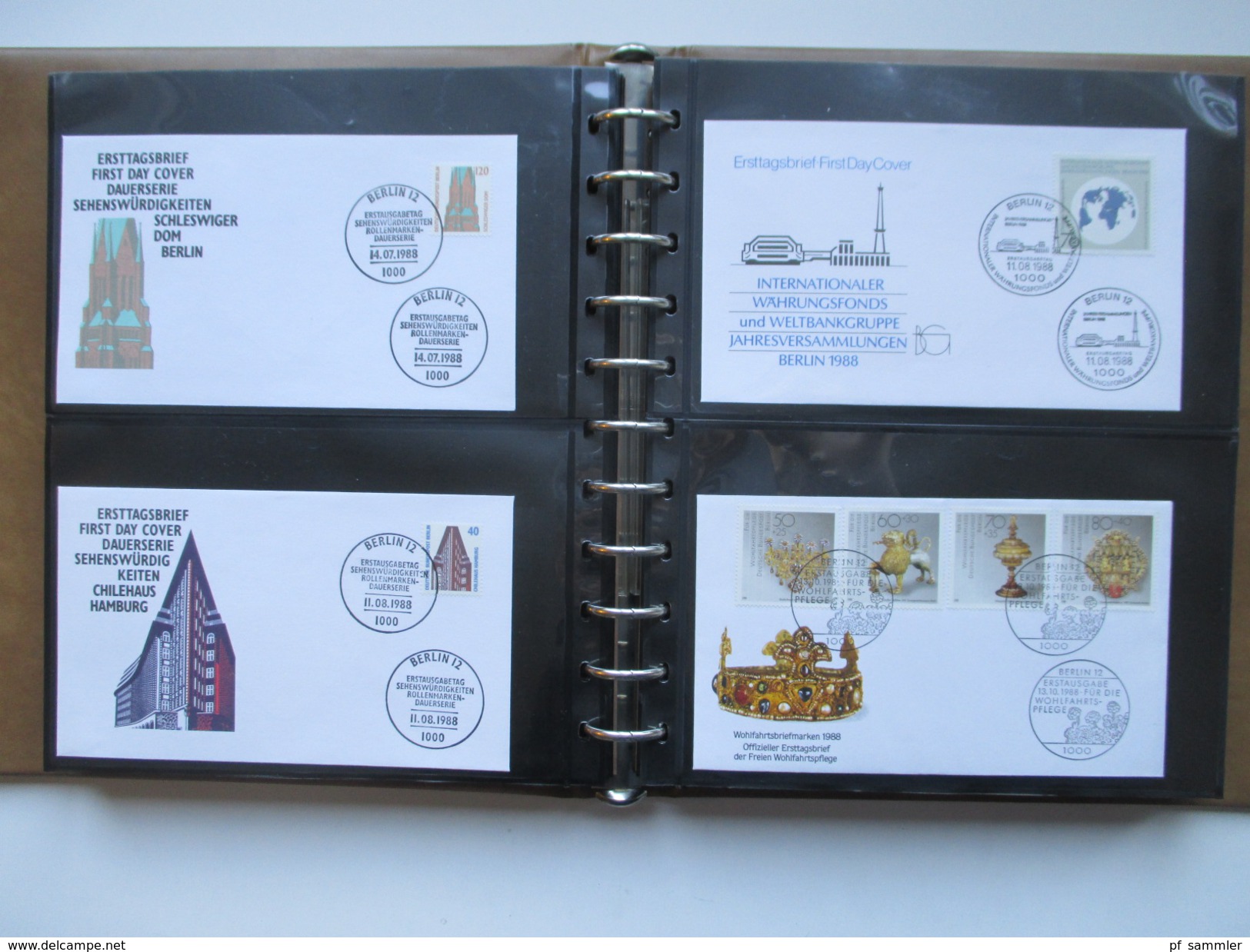 Berlin 1986 - 1990 insgesamt 112 FDC hoher Katalogwert! Auch Paare und 2x H-Blatt!! Frauen usw. Gute Qualität