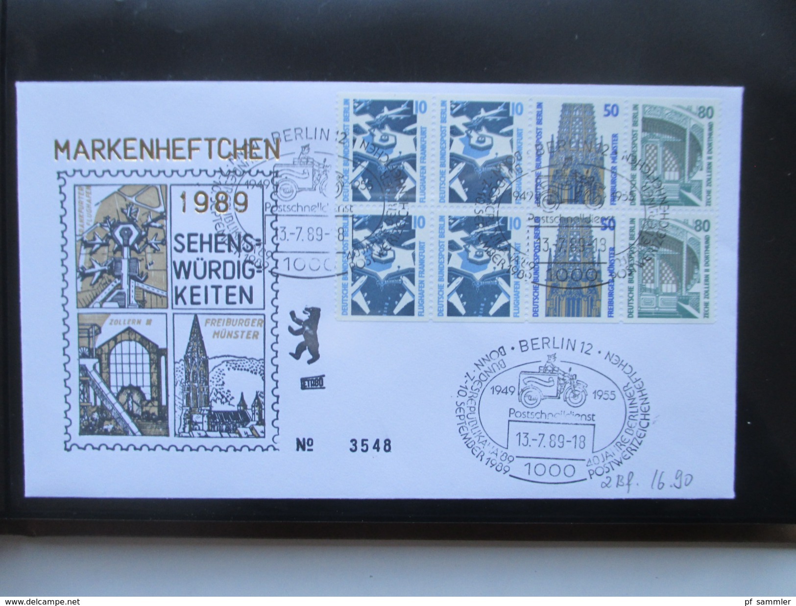 Berlin 1986 - 1990 insgesamt 112 FDC hoher Katalogwert! Auch Paare und 2x H-Blatt!! Frauen usw. Gute Qualität