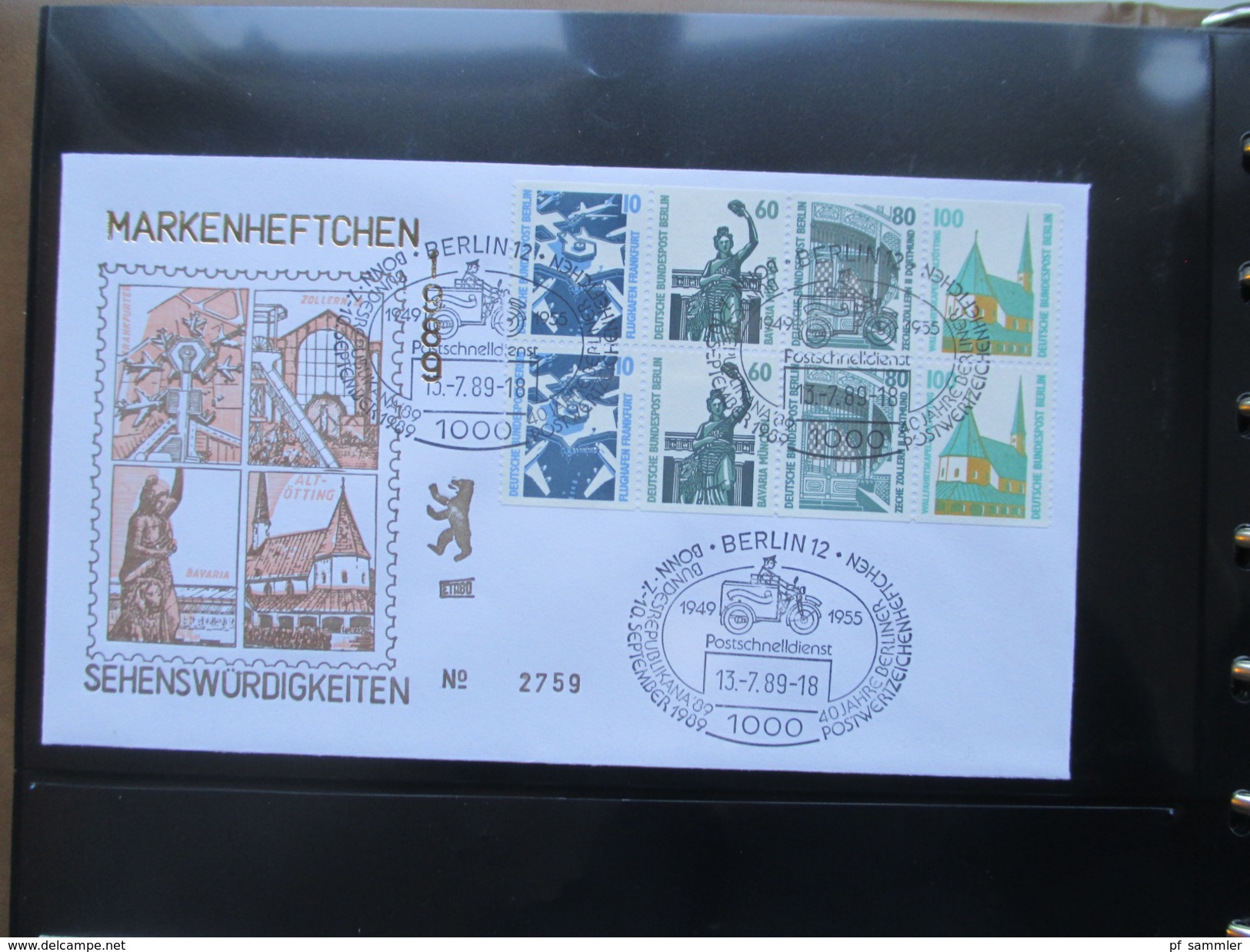 Berlin 1986 - 1990 insgesamt 112 FDC hoher Katalogwert! Auch Paare und 2x H-Blatt!! Frauen usw. Gute Qualität