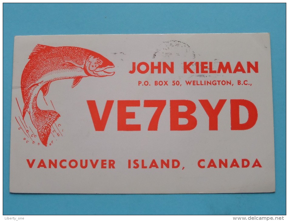 VE7BYD John Kielman Vancouver Island Canada - Anno 197? ( Zie Foto Voor Details ) - Radio Amateur