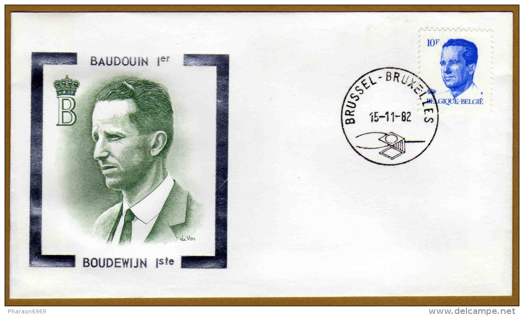 Enveloppe Cover Brief FDC 2069 Baudouin Boudewijn 1er - 1981-1990
