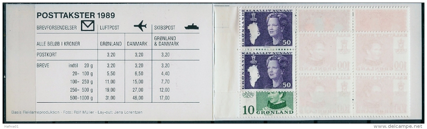 Czeslaw Slania. Greenland 1989. Booklet. Michel MH 1 MNH. - Booklets