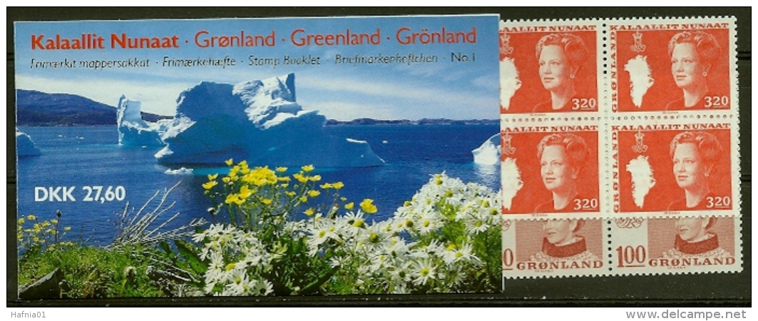 Czeslaw Slania.  Greenland 1989. Booklet. Michel MH 1 MNH. Signed. - Booklets