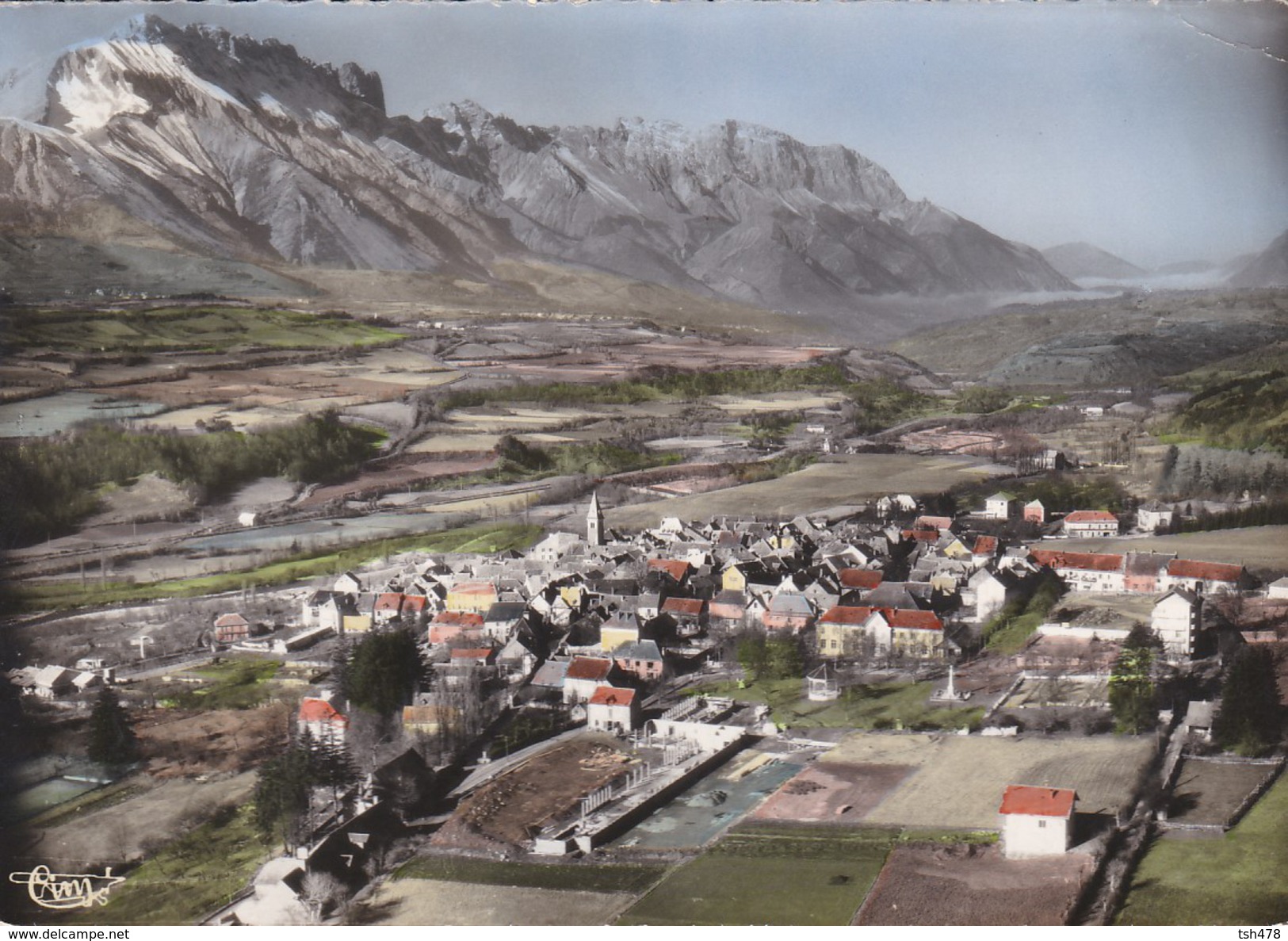 05---SAINT BONNET EN CHAMPSAUR--vue Générale-chaîne Du Dévoluy---voir 2 Scans - Autres & Non Classés