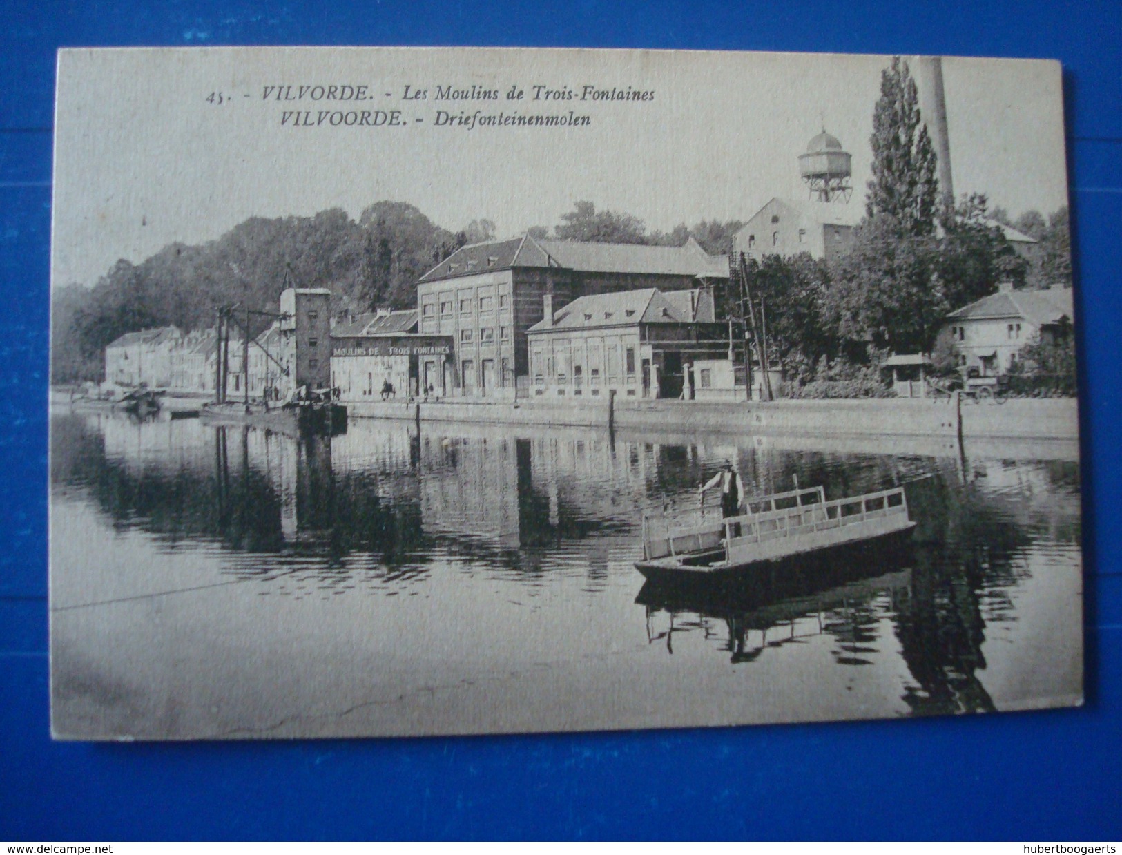 VILVOORDE : Les Moulins De  Trois Fontaines Et Le Bac En 1929 - Autres & Non Classés