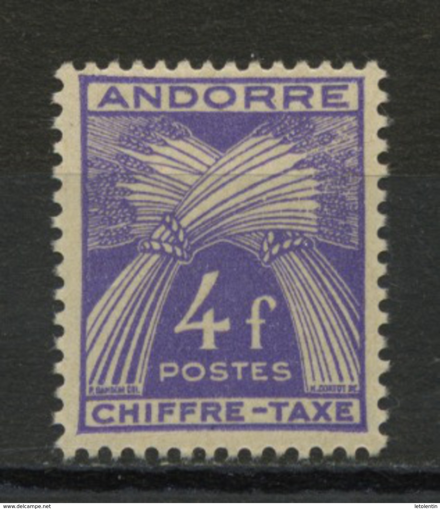 ANDORRE FR - TAXE-  N° Yvert  T28** - Unused Stamps