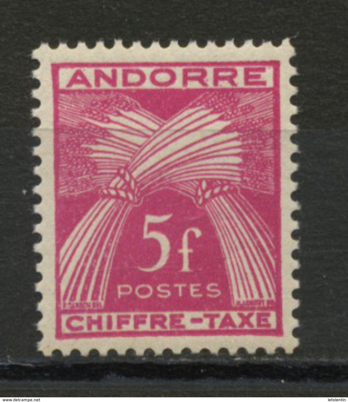 ANDORRE FR -  TAXE -  N° Yvert  T 29** - Unused Stamps