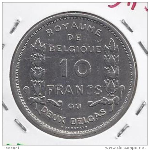 ALBERT I 10 Frank - 2 Belga 1930 Frans  ZEER  FRAAI ++   -  M380b - 10 Frank & 2 Belgas