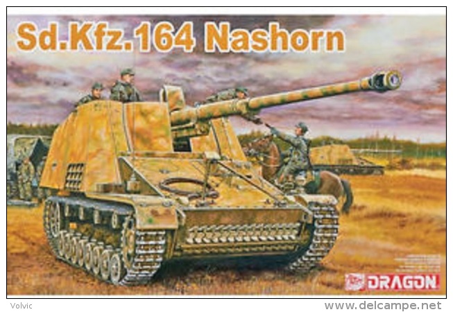 - DRAGON - Maquette Char Sd.Kfz.164  NASHORN - 1/35°- Réf 6166 - Vehículos Militares