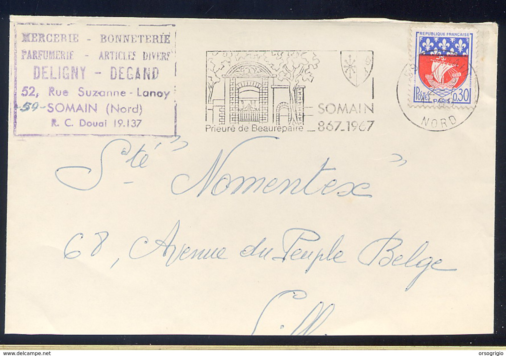 FRANCE - SOMAIN NORD - PRIORATO - PRIEURE DE BEAUREPAIRE -  1000 Anni - Abadías Y Monasterios