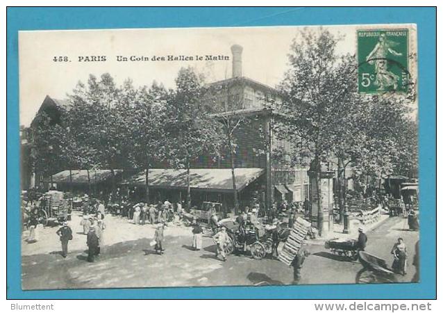 CPA 458 - Métier Marché - Un Coin Des Halles Le Matin PARIS - Petits Métiers à Paris
