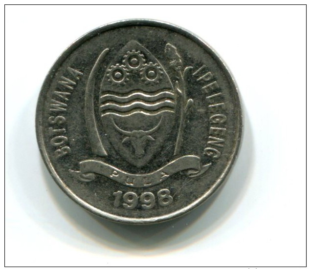 1998 Botswana 10 Thebe Coin - Botswana