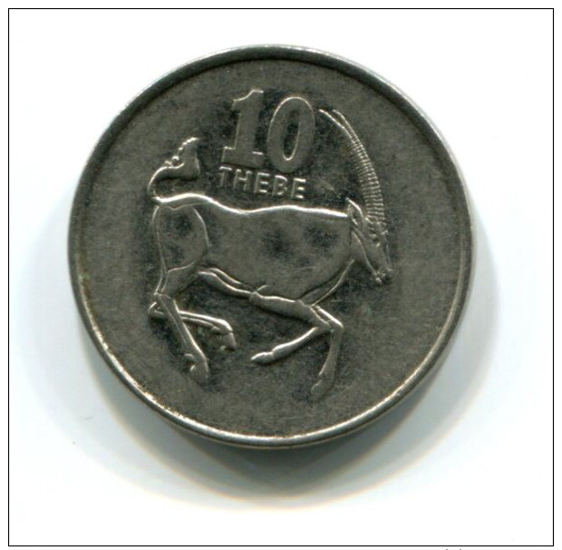 1998 Botswana 10 Thebe Coin - Botswana