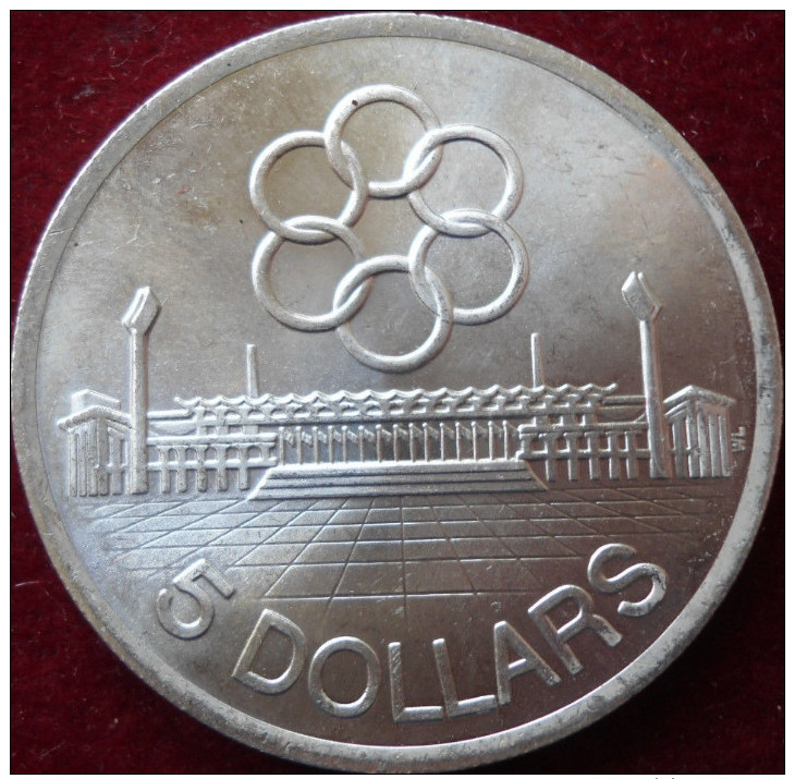 Singapour, 5 Dollars 1973 - Argent /silver - Singapour