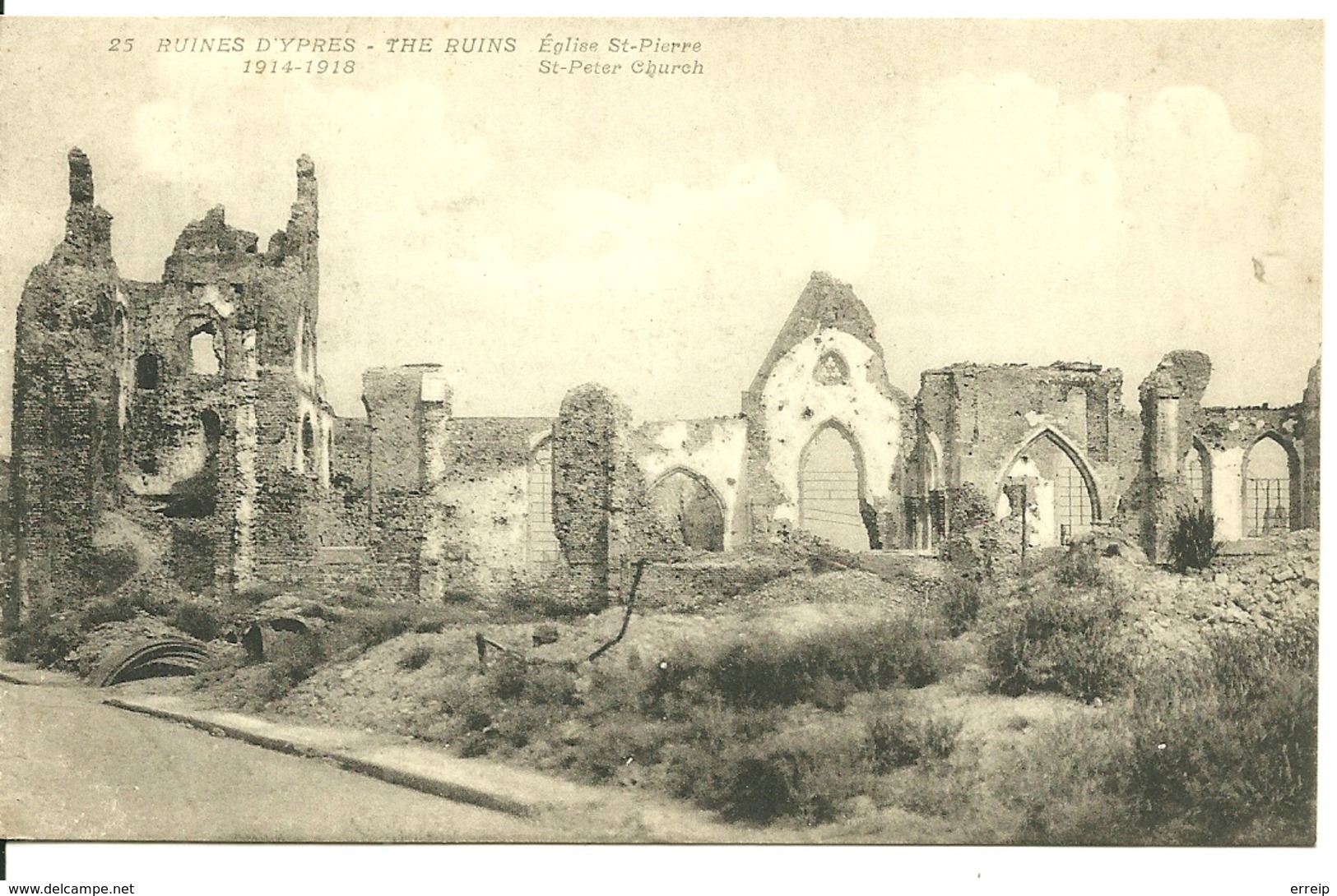 Ypres Ruines 1914 1918 - Ieper