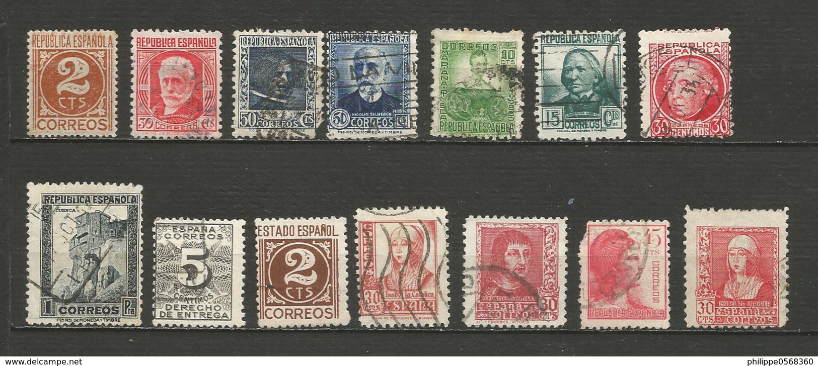 Lot De Timbres Divers Années 30 - Autres & Non Classés