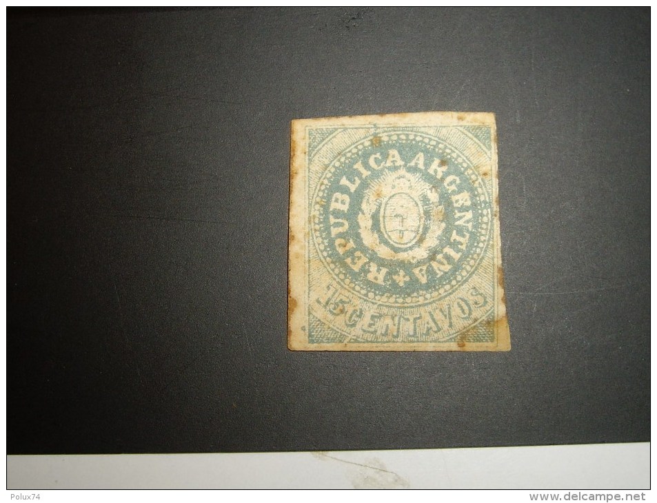 ARGENTINE  1862  Répuplique 15  Neuf  Avec Gomme- Rouille - Unused Stamps