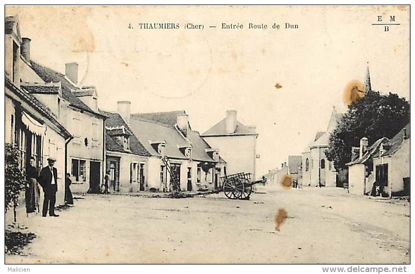 -ref-N645- Cher - Thaumiers - Entree Route De Dun - - Thaumiers
