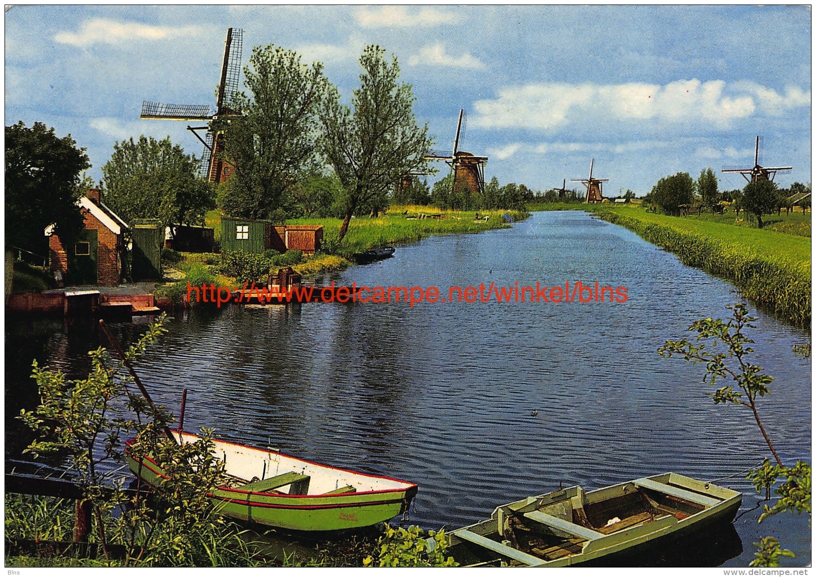 Hollandse Molen: Bovenkruiers Bij Kinderdijk - Kinderdijk