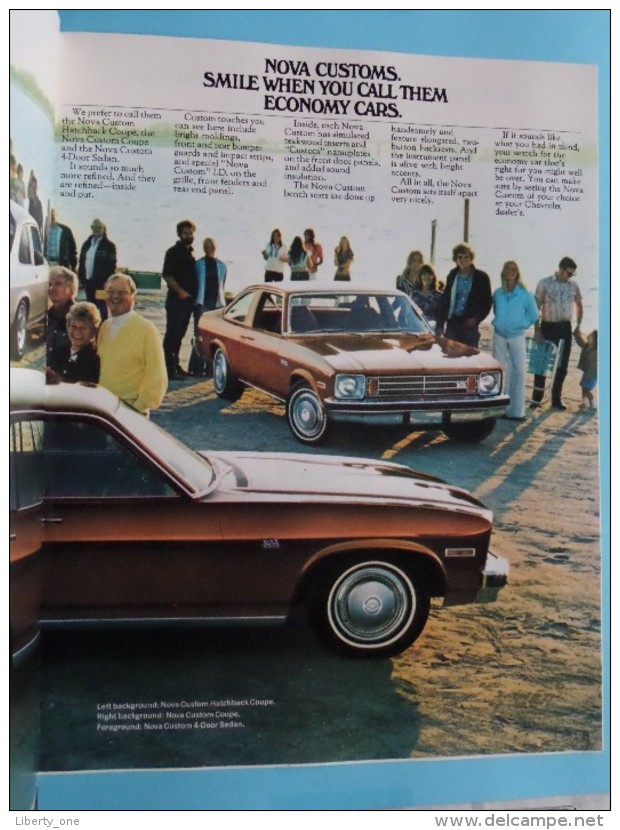 NOVA '75 - Chevrolet makes sense for America - 16 Pages September 1974 ( zie Foto´s voor detail ) !