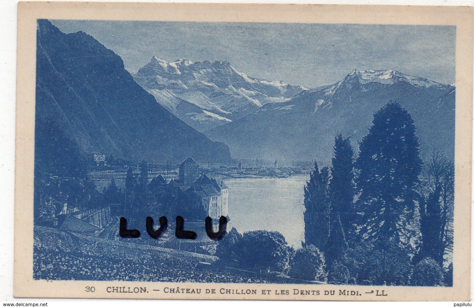 SUISSE : Veytaux , Chateau De Chillon Et Les Dents Du Midi - Veytaux