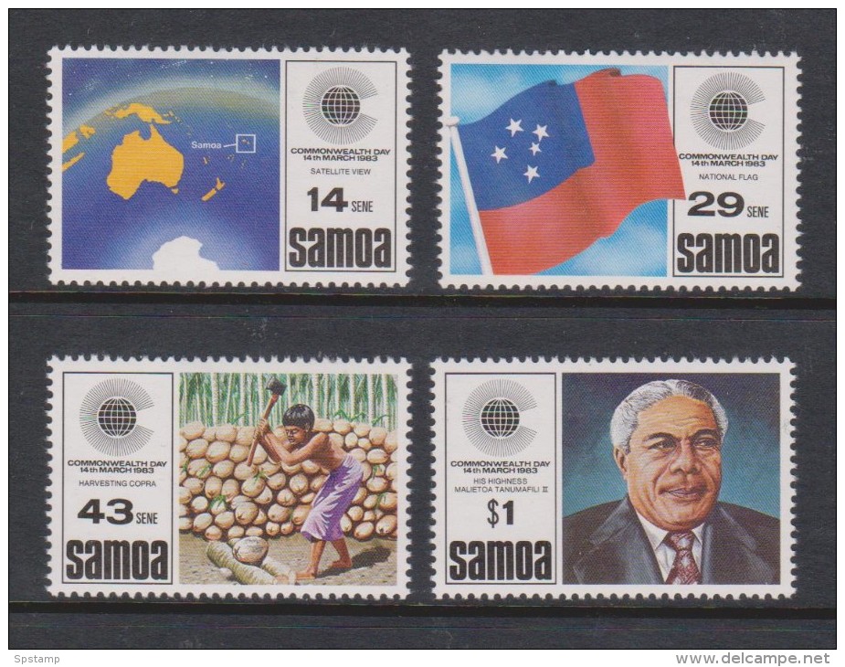 Samoa 1983 Commonwealth Day Set 4 MNH - Samoa