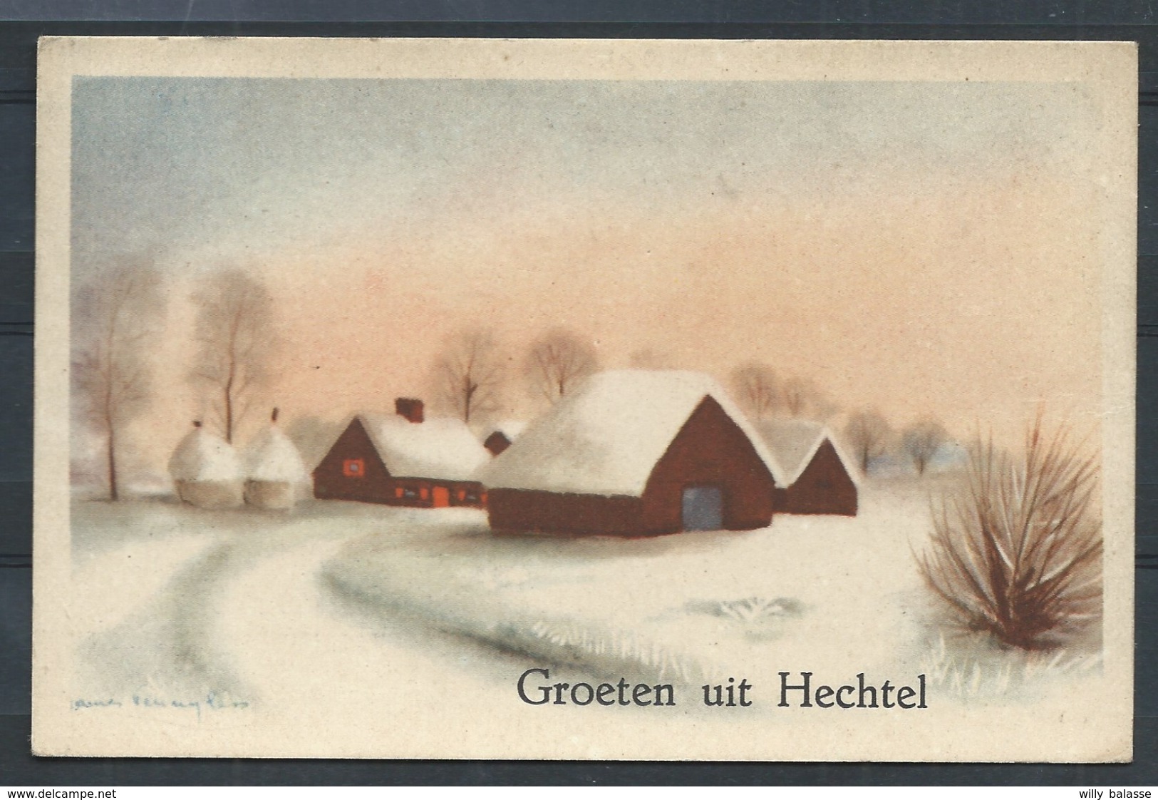 +++ CPA - Carte Fantaisie - Groeten Uit HECHTEL  // - Hechtel-Eksel