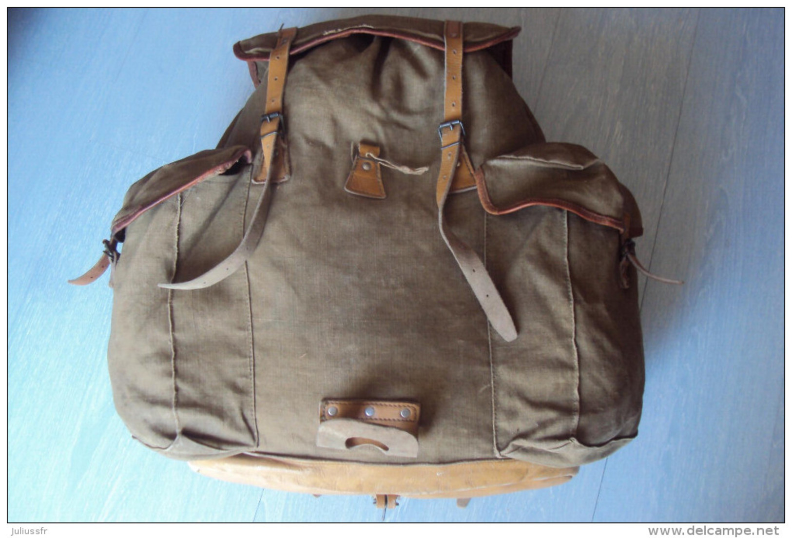 Ancien Sac  Berbam Lafuma Chasseur Alpin Indochine Algérie ? - Equipement